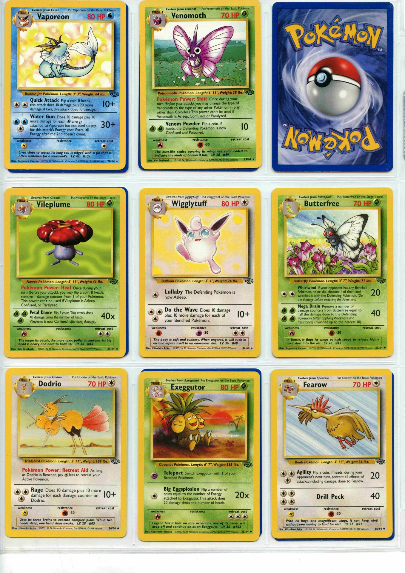 Pokémon TCG - Jungle Unlimited - Partially Complete Set 60/64 - This lot contains a partially - Bild 4 aus 7