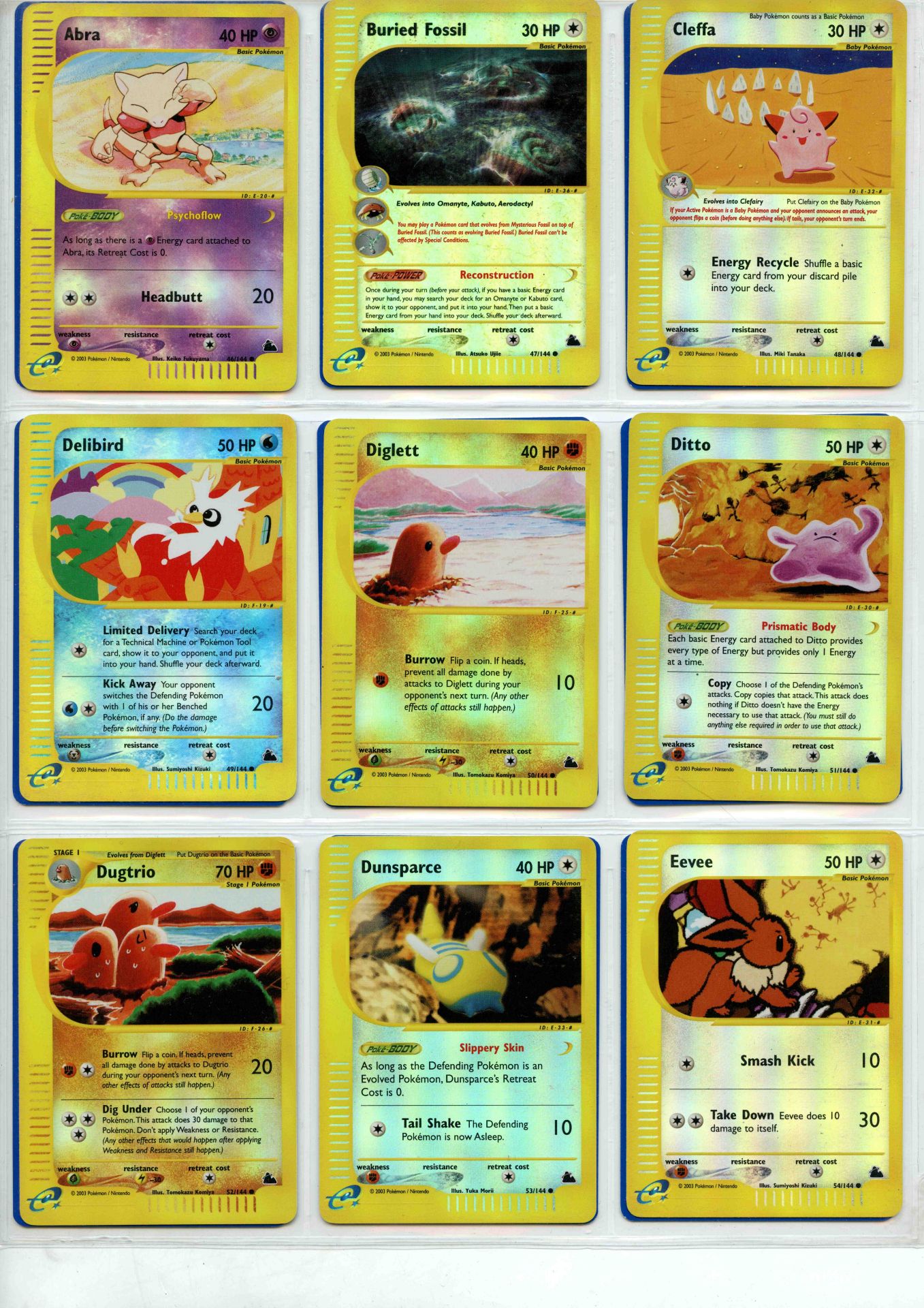 Pokemon TCG - Skyridge Master Set- Complete Set - This lot contains a complete Pokemon Skyridge - Bild 26 aus 43