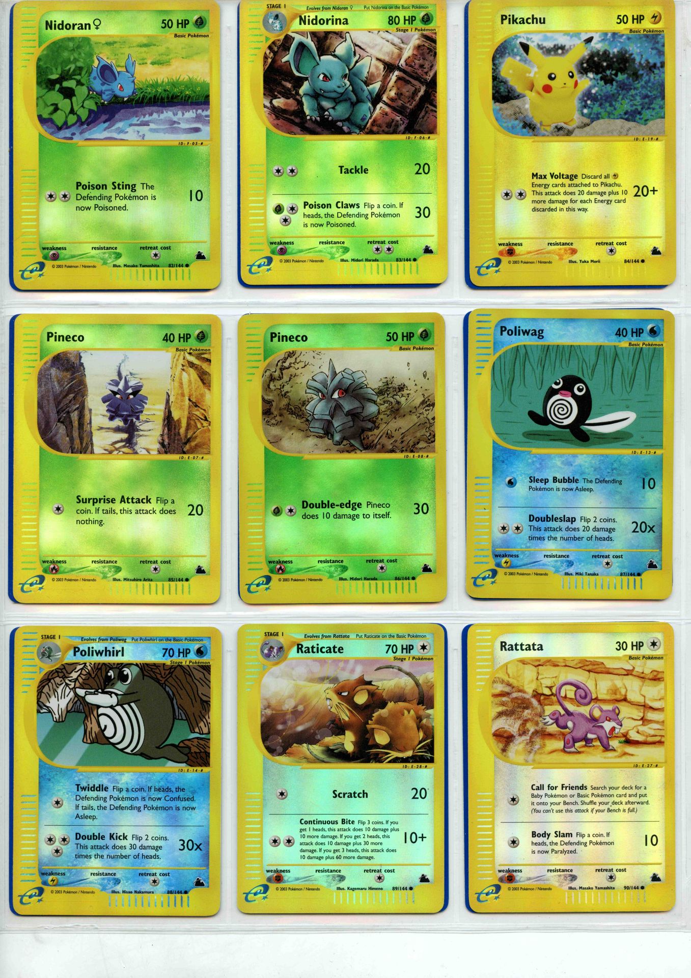 Pokemon TCG - Skyridge Master Set- Complete Set - This lot contains a complete Pokemon Skyridge - Bild 30 aus 43