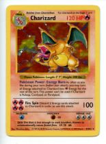 Pokemon TCG - Charizard HOLO - Base Set Shadowless - Heavily Played - This lot contains 1x copy of