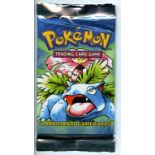 Pokemon TCG - Sealed Venusaur Artwork Base Set Booster Pack Sealed - Base Set - Sealed - This lot