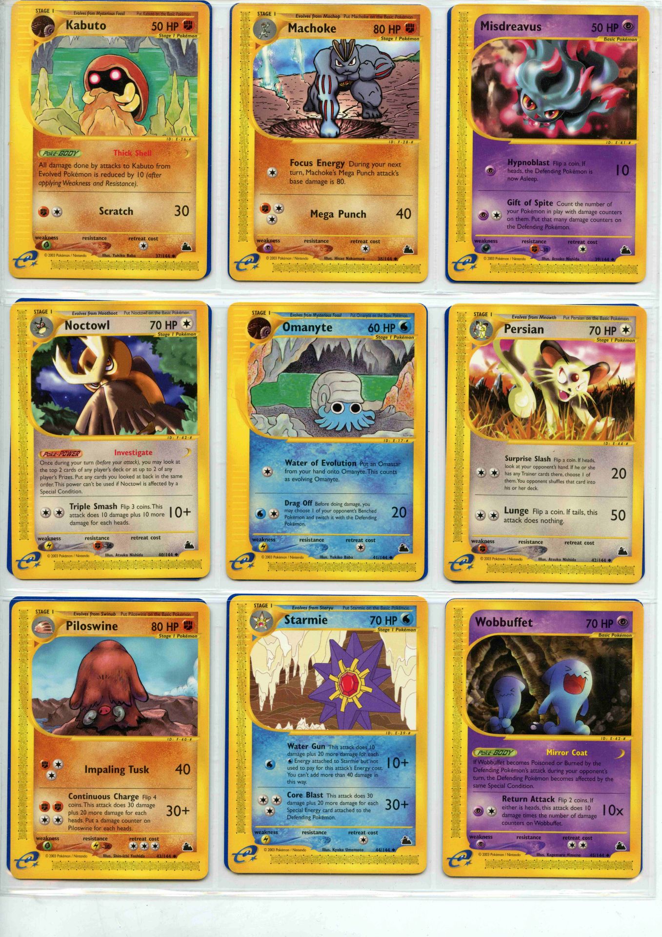 Pokemon TCG - Skyridge Master Set- Complete Set - This lot contains a complete Pokemon Skyridge - Bild 9 aus 43