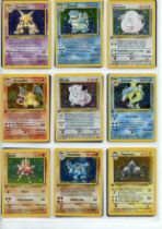 Pokemon TCG - Base Set French Language 1st Ed - Complete Set 102/102 - This lot contains a