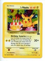 Pokemon TCG - _____'s Pikachu (Birthday Pikachu) HOLO - Black Star Promo - Near Mint - This lot