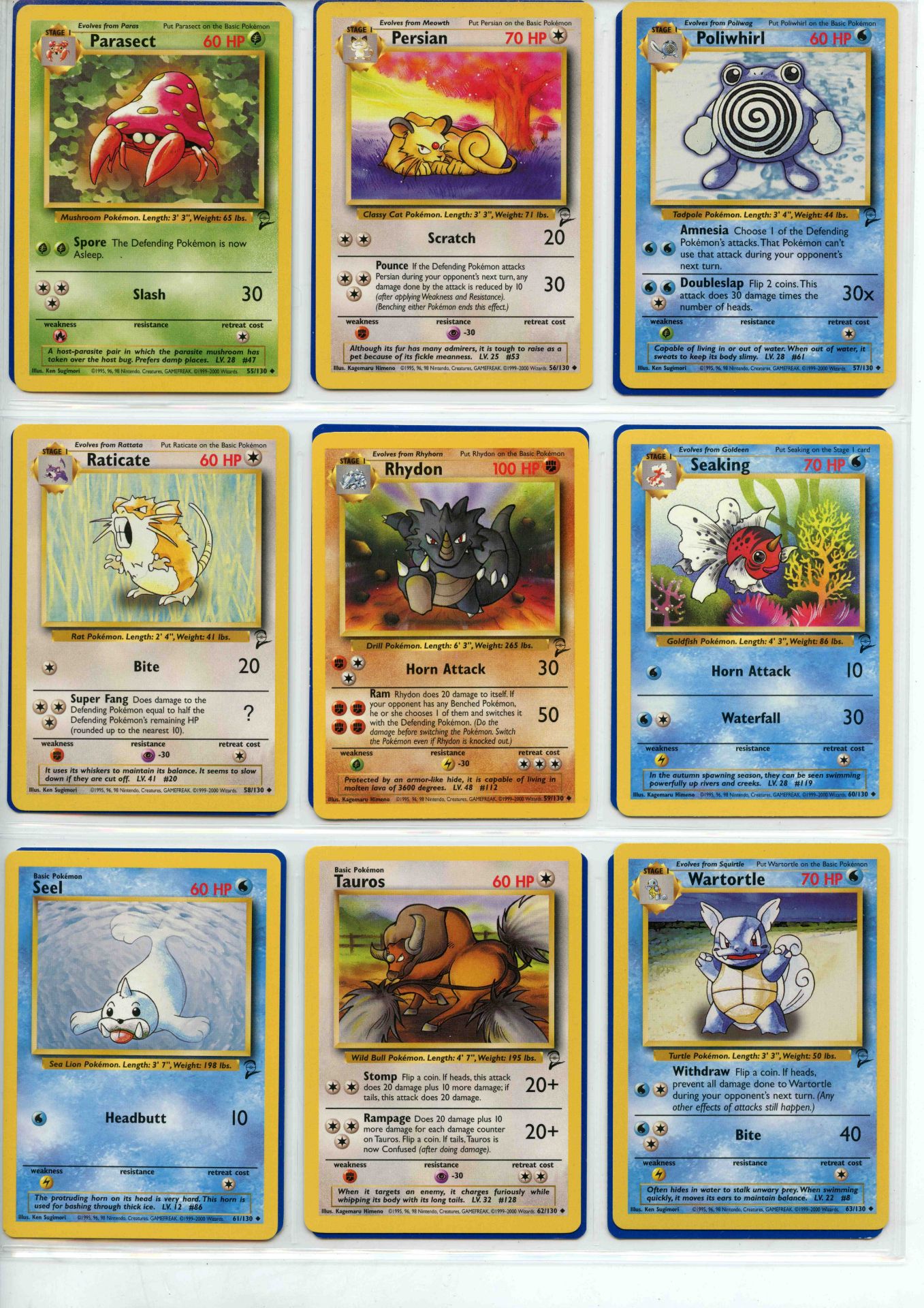 Pokemon TCG - Base Set 2 - Complete Set 130/130 - This lot contains a complete Pokemon Base Set 2. - Bild 7 aus 15