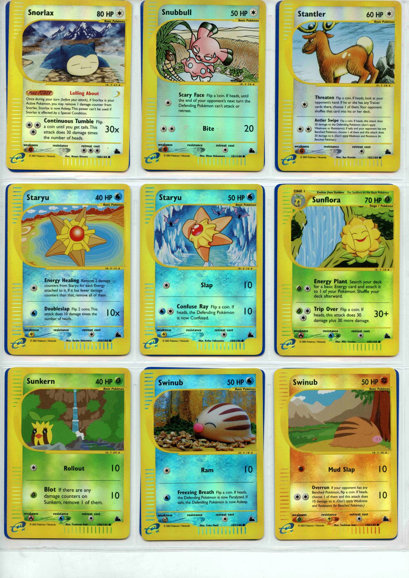 Pokemon TCG - Skyridge Master Set- Complete Set - This lot contains a complete Pokemon Skyridge - Bild 32 aus 43