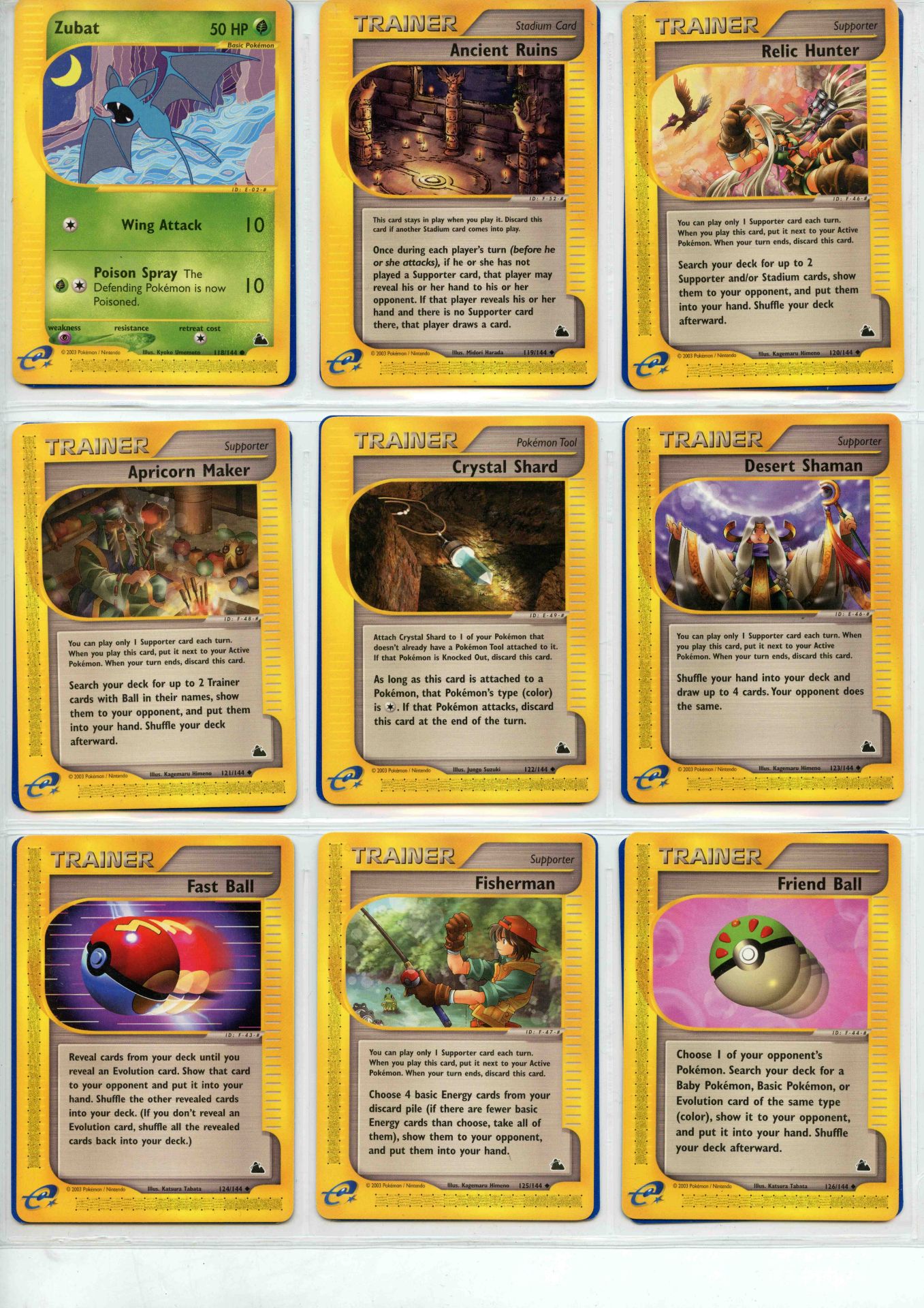 Pokemon TCG - Skyridge Master Set- Complete Set - This lot contains a complete Pokemon Skyridge - Bild 18 aus 43