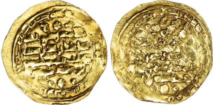 Ghaznavid, Ala al-Dawla Abu Sa'd Mas'ud III (AH 492-508 / 1099-1115 AD), electrum Dinar