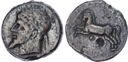 Numidia, Massinissa or Micipsa (c. 203-148 BC or 148-118 BC) AE Unit