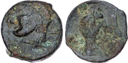 Carthage, Libyan Revolt (c. 241-238 BC) AE 2 Shekels