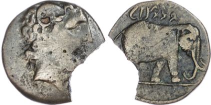 Kings of Numidia, Juba I (c. 60-46 BC) AE