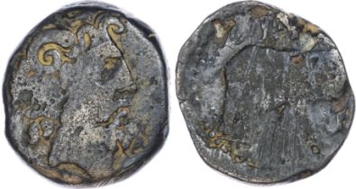Kings of Numidia, Juba I (c. 60-46 BC) AE