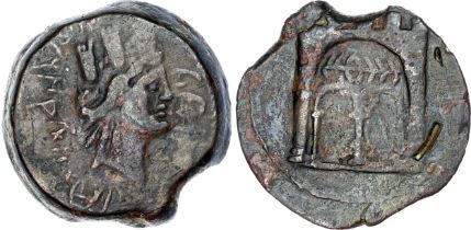 Numidia, Cirta (c. 2nd-1st Century BC) AE