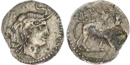 Kings of Numidia, Juba I (c. 60-46 BC) AE