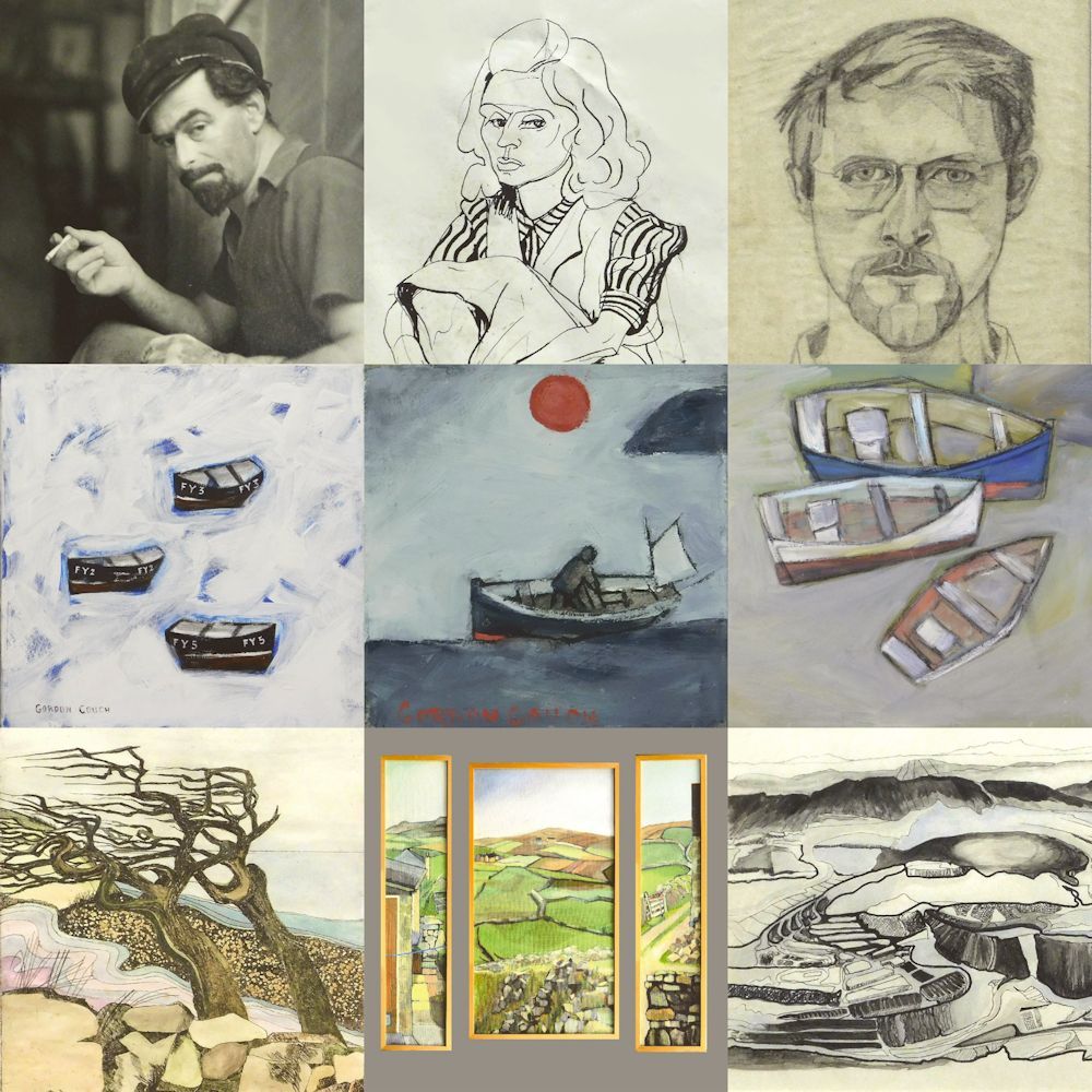 CORNWALL ARTISTS: SVEN, JACQUE & VICTOR their connected lives. GORDON COUCH studio contents. MARGARET CHINN studio contents & her collections.