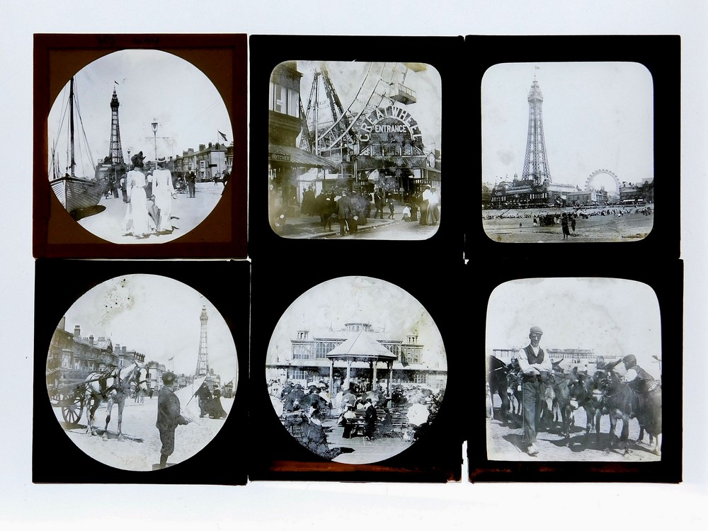 LANTERN SLIDES. BLACKPOOL & PLYMOUTH. - Image 2 of 3