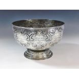 REGIMENTAL SILVER BOWL.