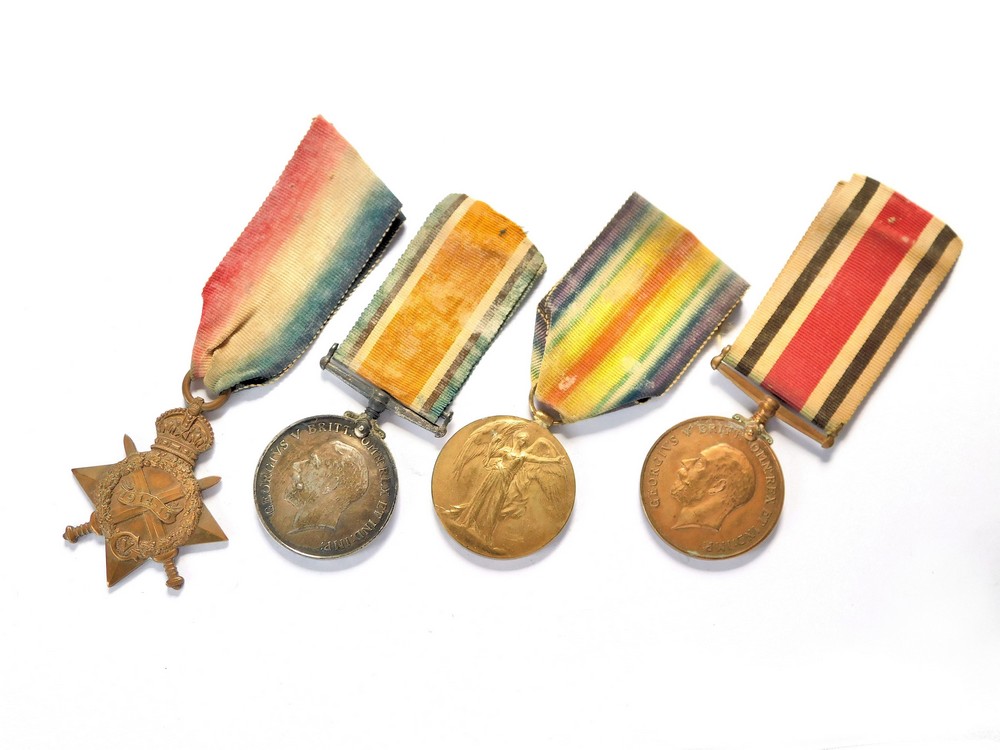 WWI MEDAL GROUP.