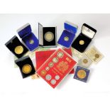 ISLE OF MAN ETC PROOF COIN SETS.