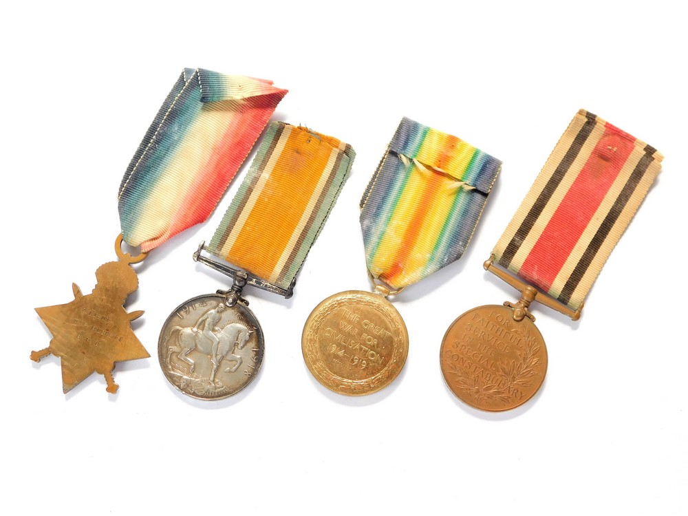 WWI MEDAL GROUP. - Image 2 of 2