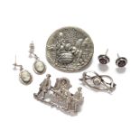 SILVER BROOCHES ETC.