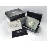 ROYAL MINT SILVER GEORGE & THE DRAGON MEDAL.