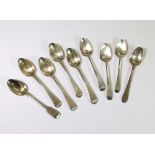 SILVER TEASPOONS.