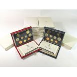 ROYAL MINT DECIMAL COINAGE SETS.