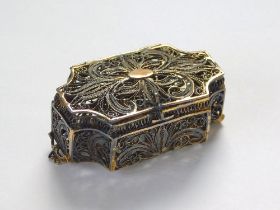 FILIGREE BOX.