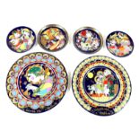 A group of decorative Rosenthal Christmas plates, circa 1980, including 'Engel Mit Trompete'
