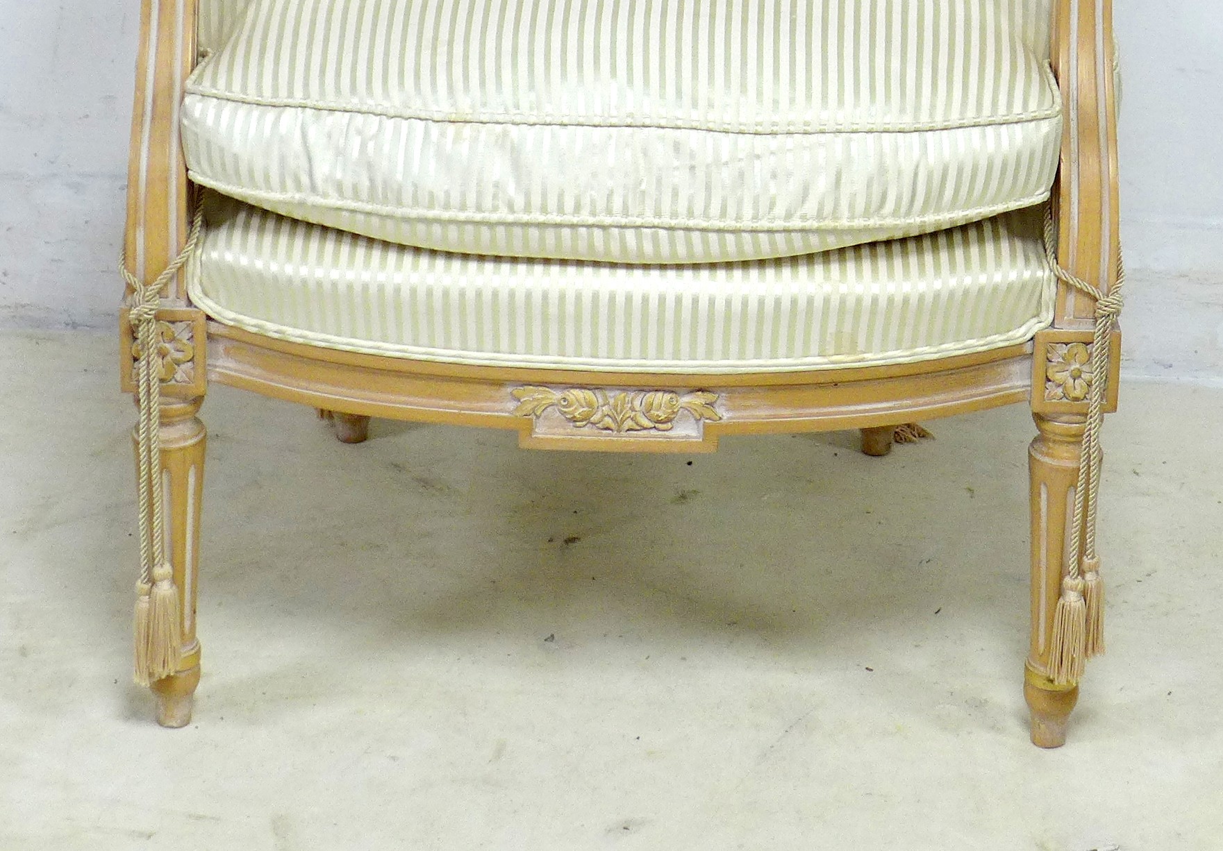 An Italian fauteuil (open armchair), in French 18th century style, made by Elli Boff s.n.c., with - Image 3 of 4