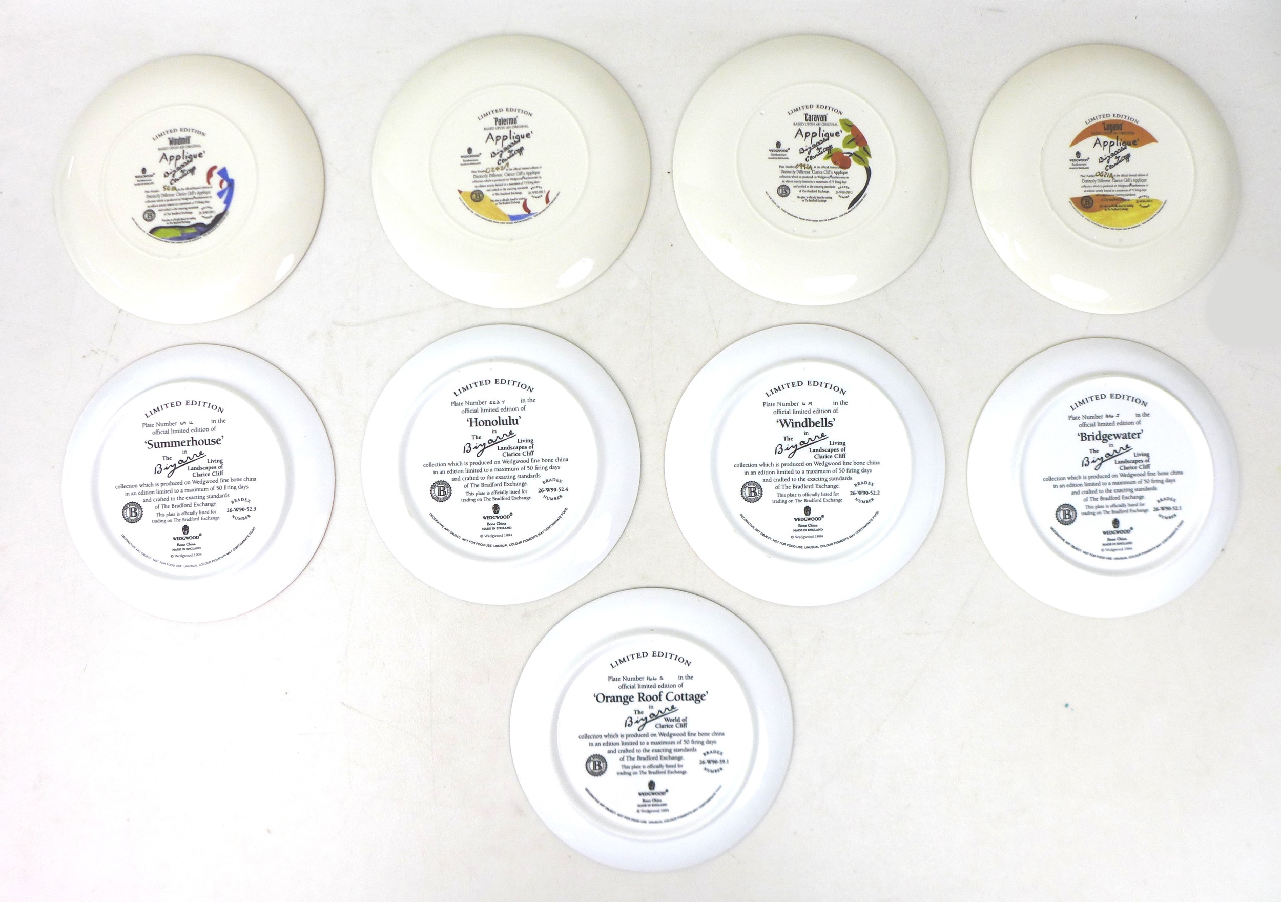 A collection of Wedgwood limited edition plates, comprising from Living Landscapes of Clarice - Image 2 of 2