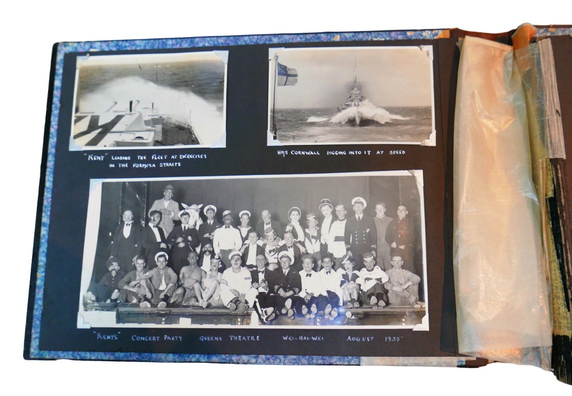 A collection of 19th century and later including Far East Royal Navy themed photographs, - Image 2 of 9