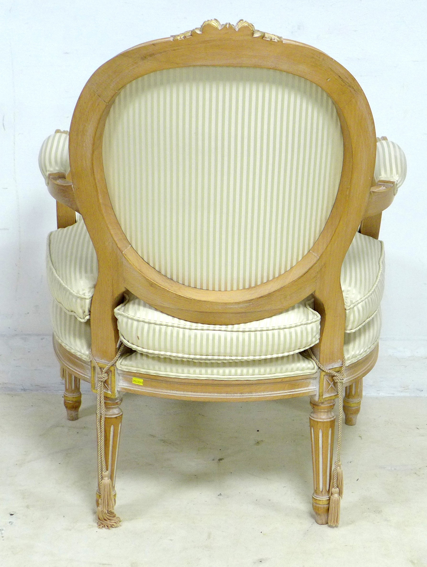 An Italian fauteuil (open armchair), in French 18th century style, made by Elli Boff s.n.c., with - Image 4 of 4