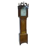 A 19th century mahogany long cased clock