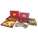 A collection of vintage Meccano, comprising assorted pieces and six manuals, together with
