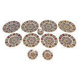 A group of Royal Crown Derby Imari plates, 1128, comprising four dinner plates, 26.7cm diameter,