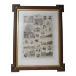 After M. Hanhart (British): a signed artist's proof print of Memorial Jesus College lithograph