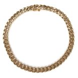 A 9ct gold chain bracelet, 6.3g, 20cm long.