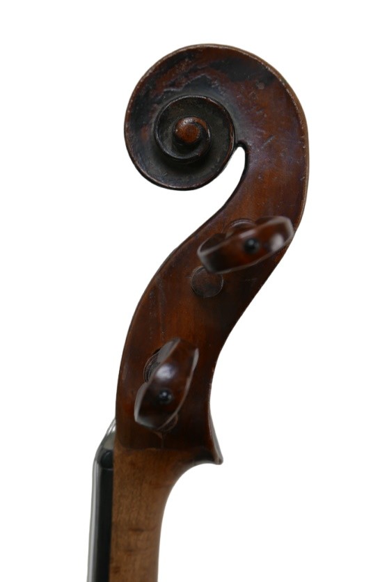 Three 19th century and later violins, comprising one bearing label 'Nicolaus Gagliano Filius - Image 12 of 13