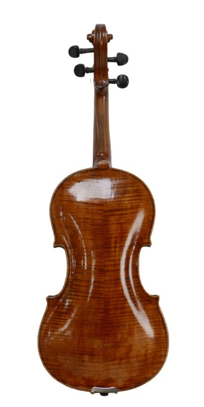 Three 19th century and later violins, comprising one bearing label 'Nicolaus Gagliano Filius - Image 7 of 13