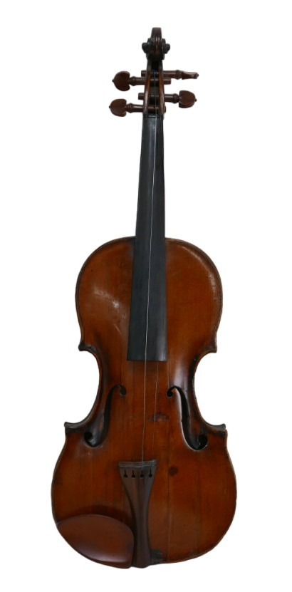 Three 19th century and later violins, comprising one bearing label 'Nicolaus Gagliano Filius - Image 10 of 13