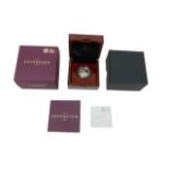 A Royal Mint gold proof ERII sovereign, 2020, with plastic capsule, fitted case, certificate and
