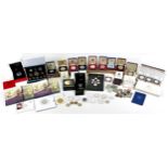 A collection of GB and World silver, silver proof, cupro-nickel, and other coinage, including