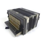 A German 'Little Lord Fauntleroy' Kalbe's Imperial accordion, 31 by 29 by 16cm high, with original