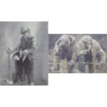 After William Selwyn (Welsh, b.1933): two limited edition prints of elderly people