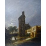 Attributed to John Berney Crome (British, 1794–1842): Caister Castle, Norfolk oil on canvas,