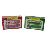 Two limited edition Sun Star 1:24 scale Routemaster bus models, comprising a '2901:RM8-VLT 8: The