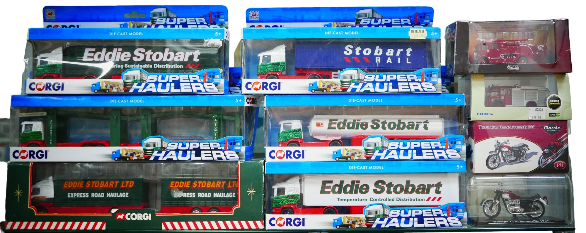 A collection of over fifty model buses, lorries, cars, and a plane from Exclusive First Editions ( - Image 4 of 6