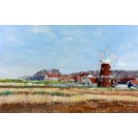 Arthur A. Pank (British, 20th century): The Windmill at Cley, signed lower right, oil on canvas